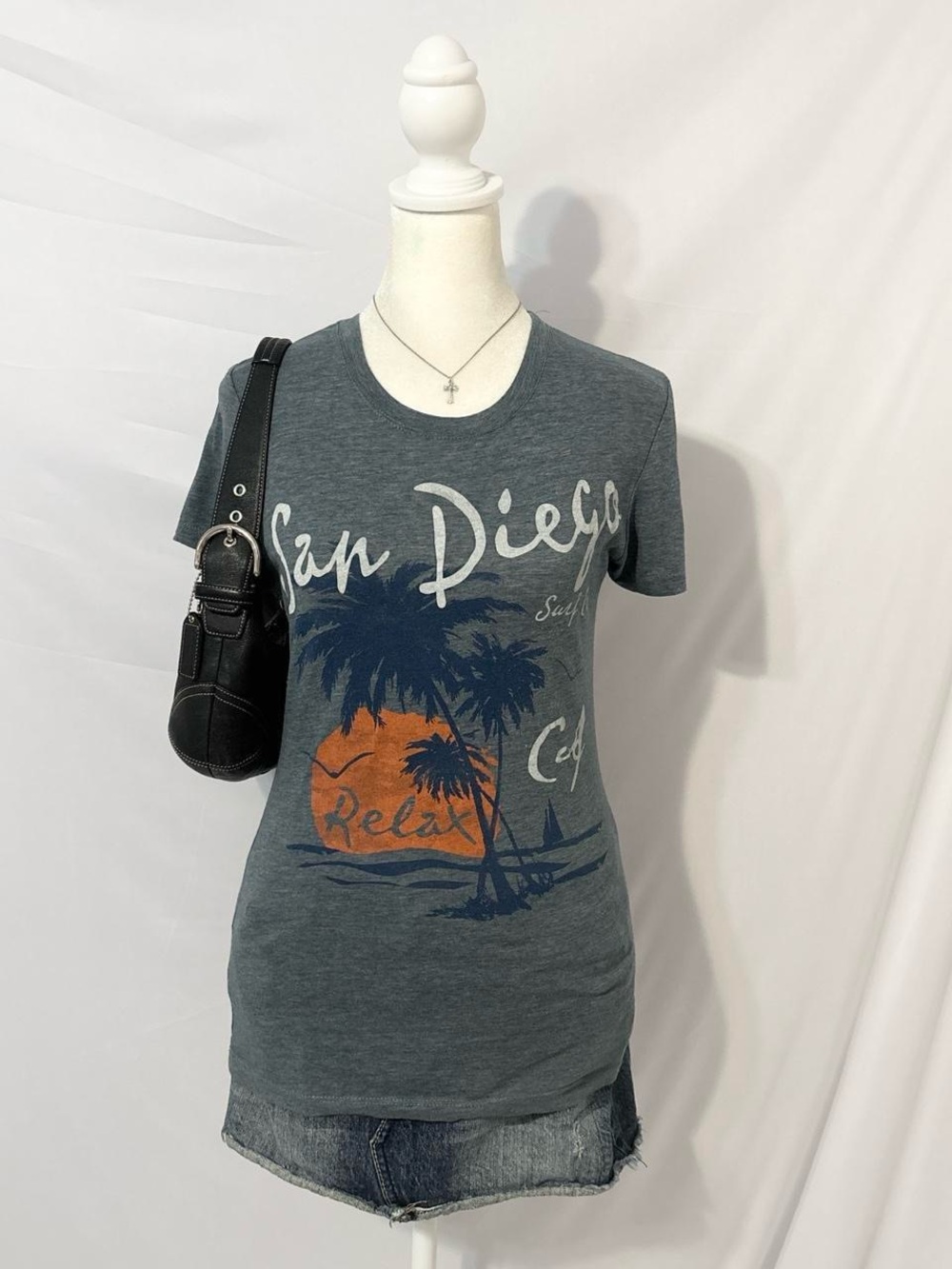 Vintage Y2k San Diego Surfer Hollister Style T Shirt